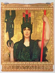 Pallas Athéna, 1898 (panneau)